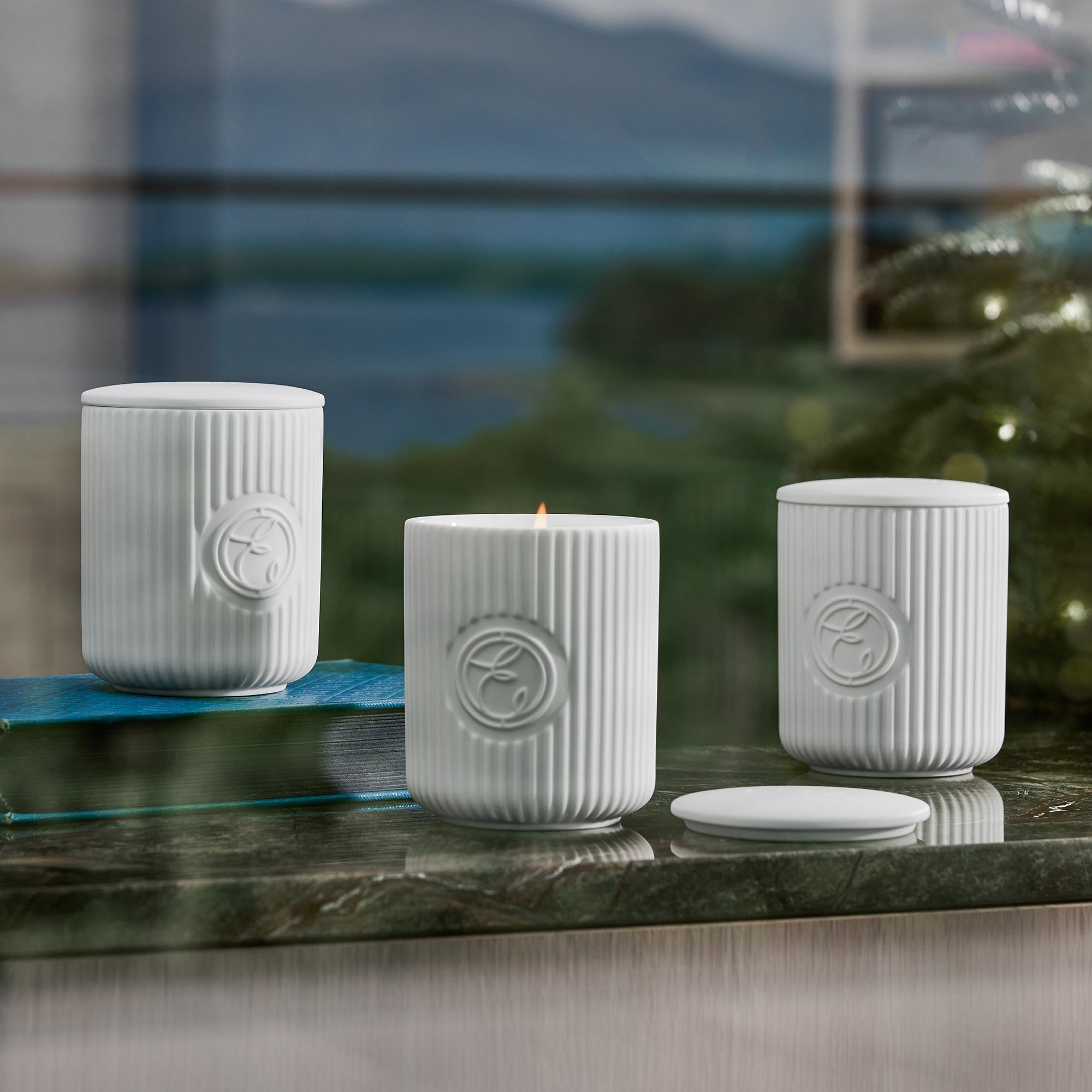 ESPA šventinė aromaterapinė žvakė