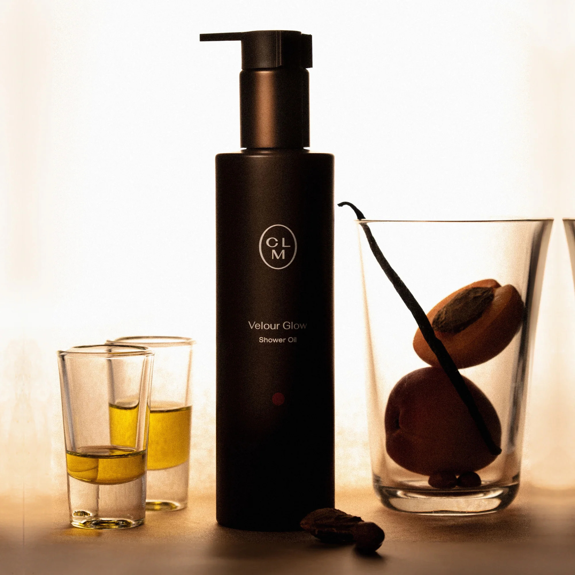 CLM Velour Glow dušo aliejus, 200ml