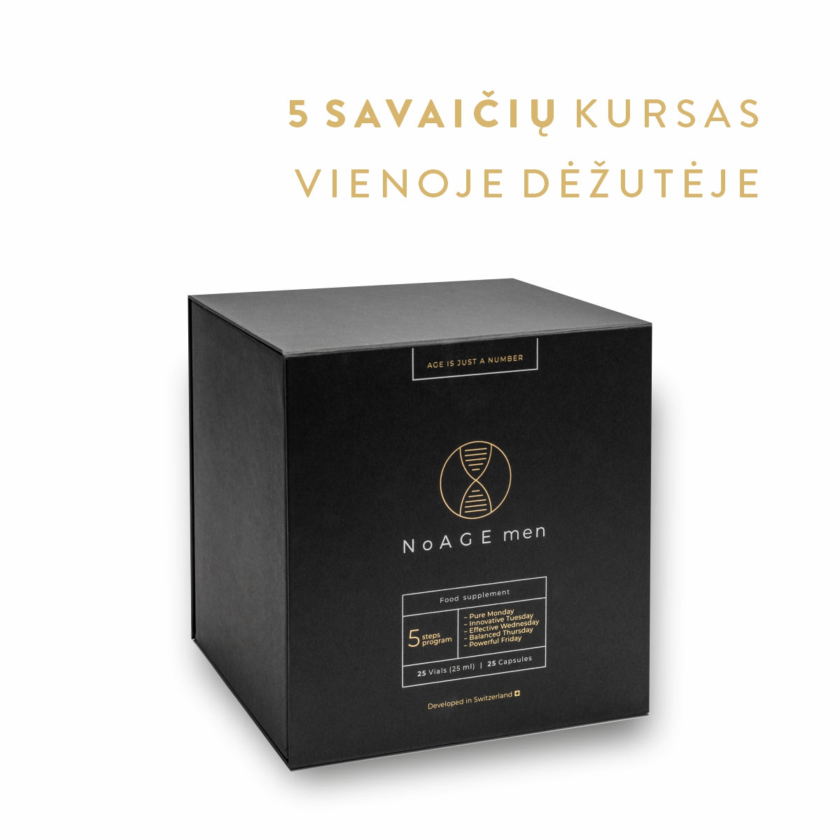 NoAGE MEN maisto papildas