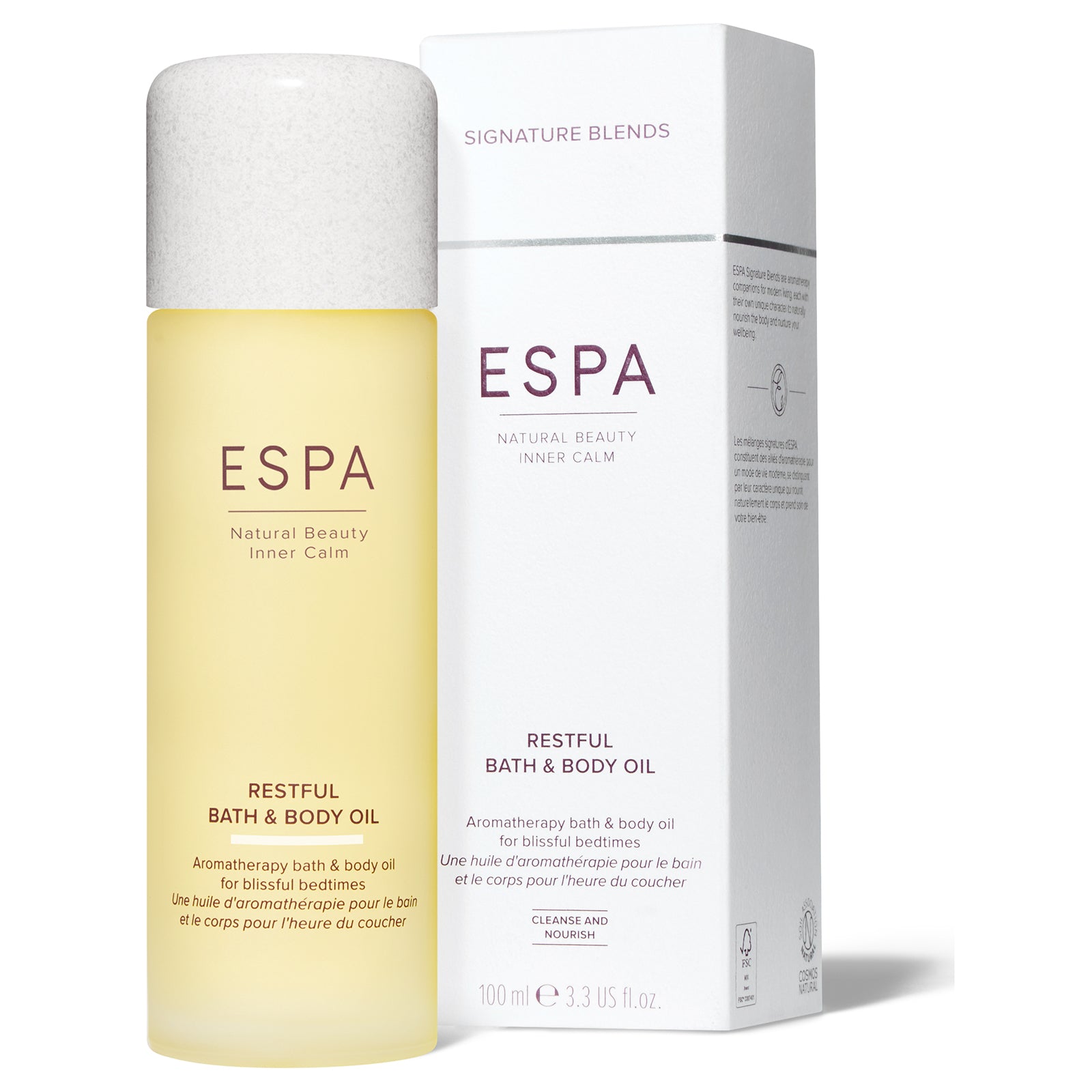 ESPA Restful vonios ir kūno aliejus, 100 ml