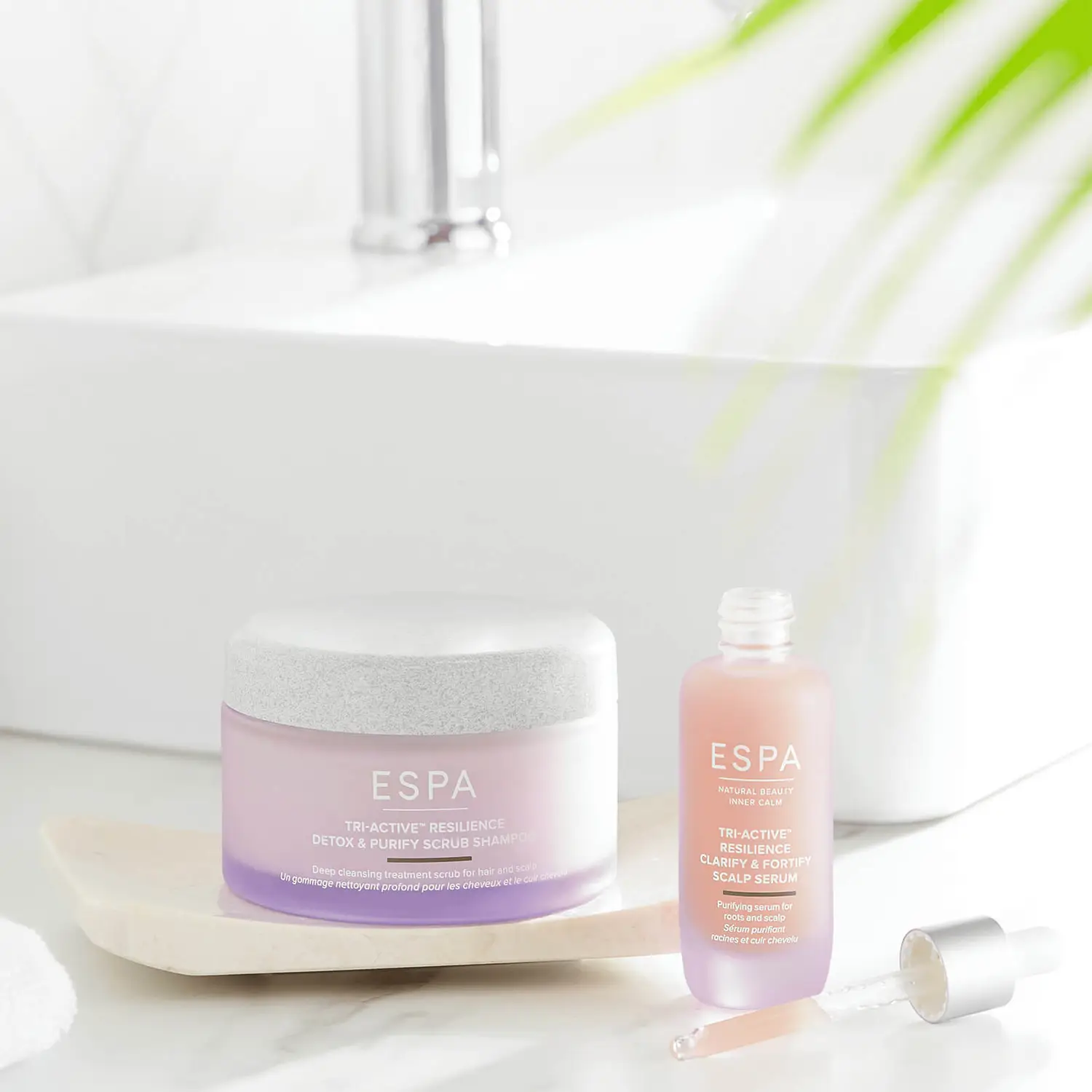 ESPA Tri-Active™ Resilience Detox & Purify šveičiamasis šampūnas, 190 ml