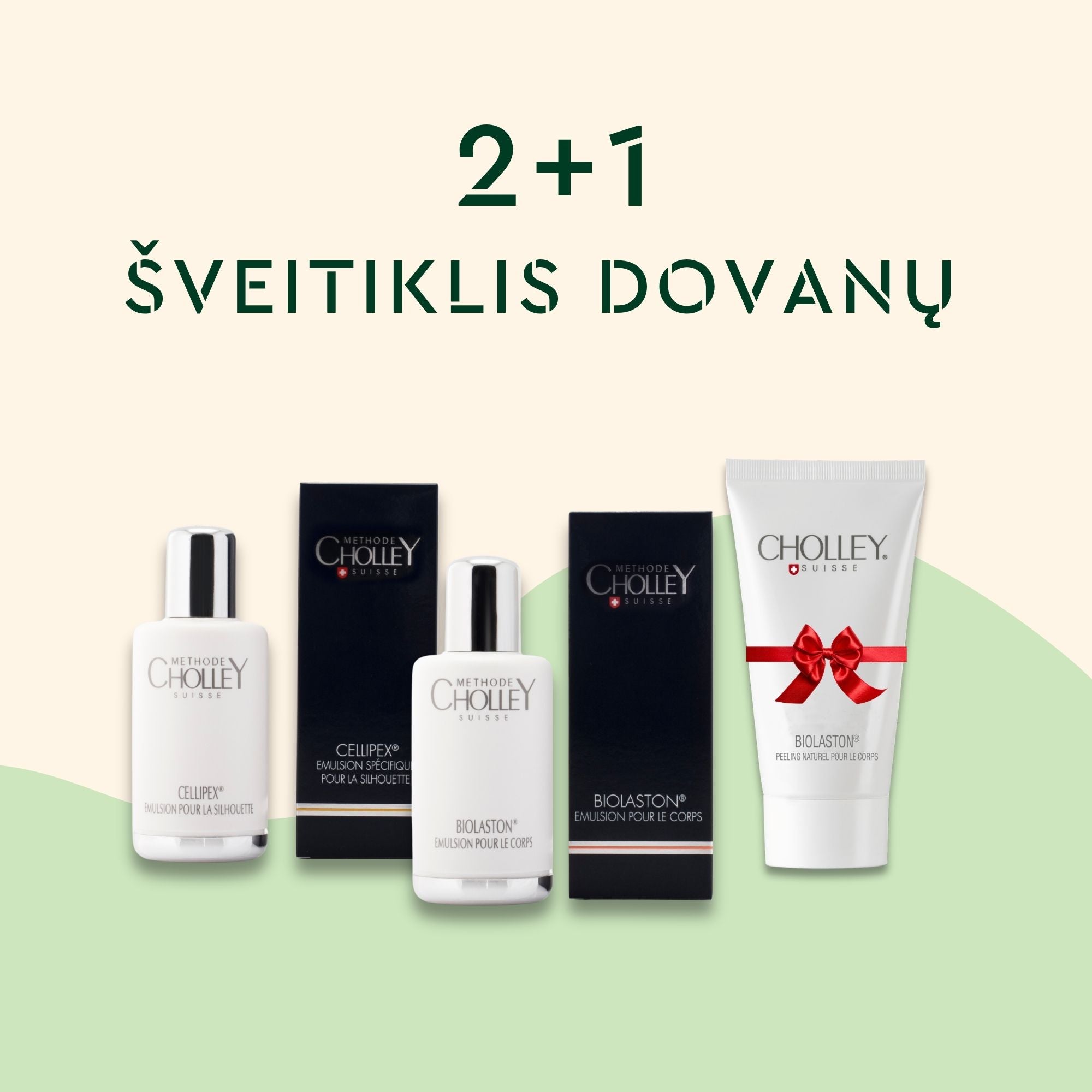 CHOLLEY Anticeliulitinis silueto formavimo rinkinys (rinkinio vertė - 194 €)