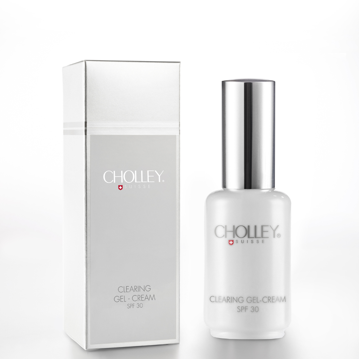 CHOLLEY Lengvas gelinis kremas, valantis ir balinantis odą SPF 30, 50ml