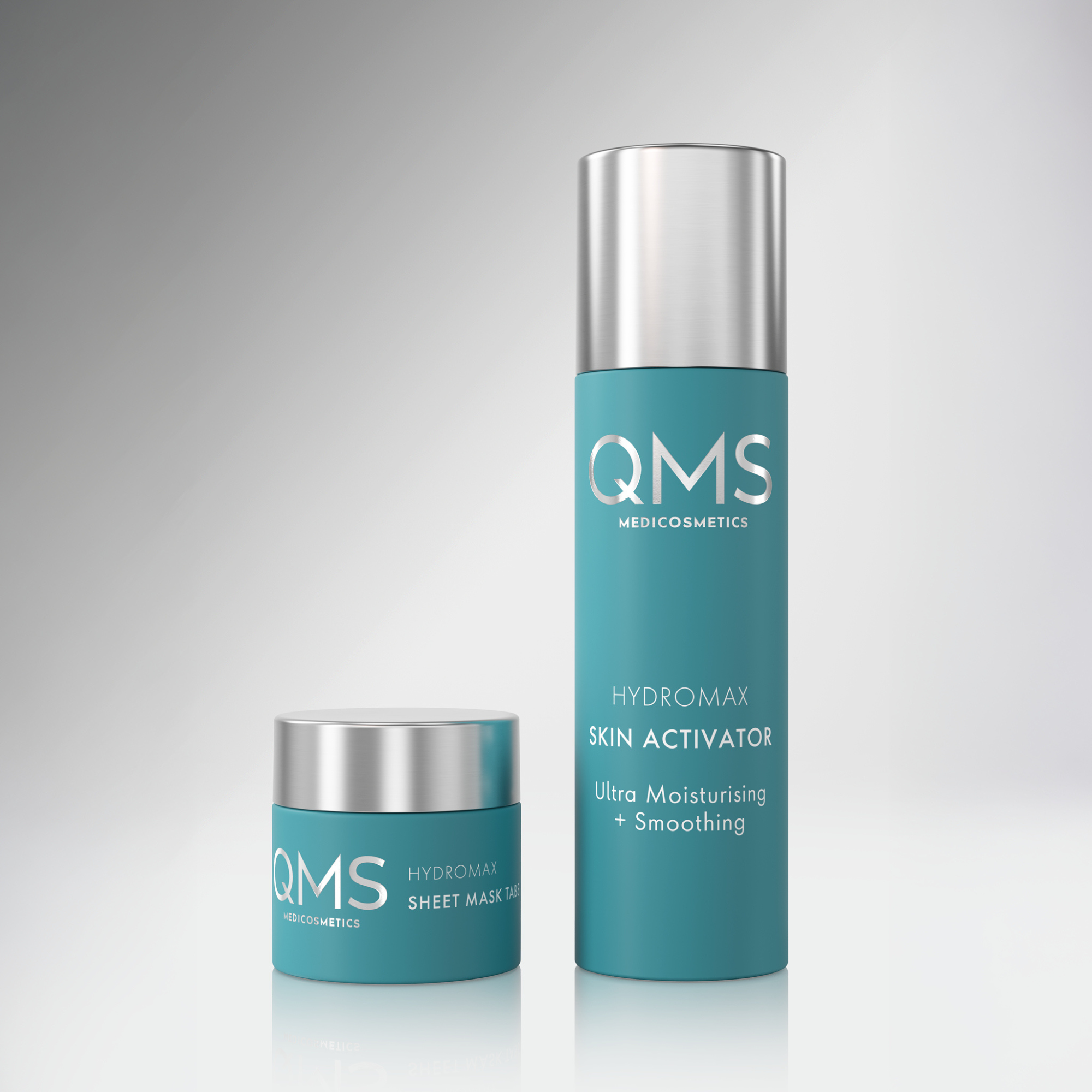 QMS Hydromax Skin Activator lakštinės veido kaukės, 4 vnt