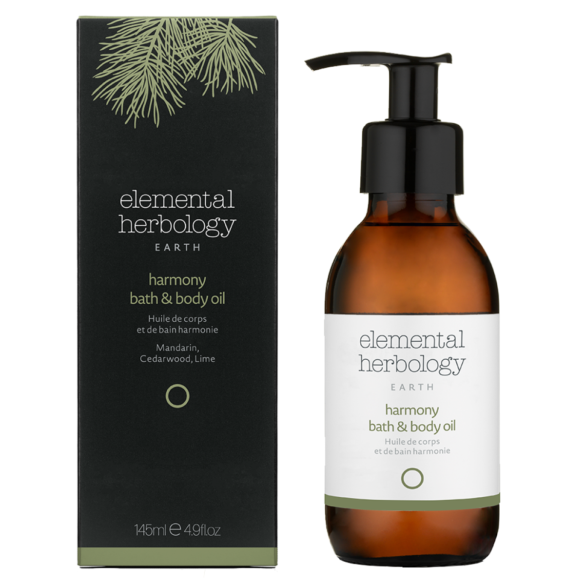 ELEMENTAL HERBOLOGY harmonizuojantis vonios ir kūno aliejus, 145 ml