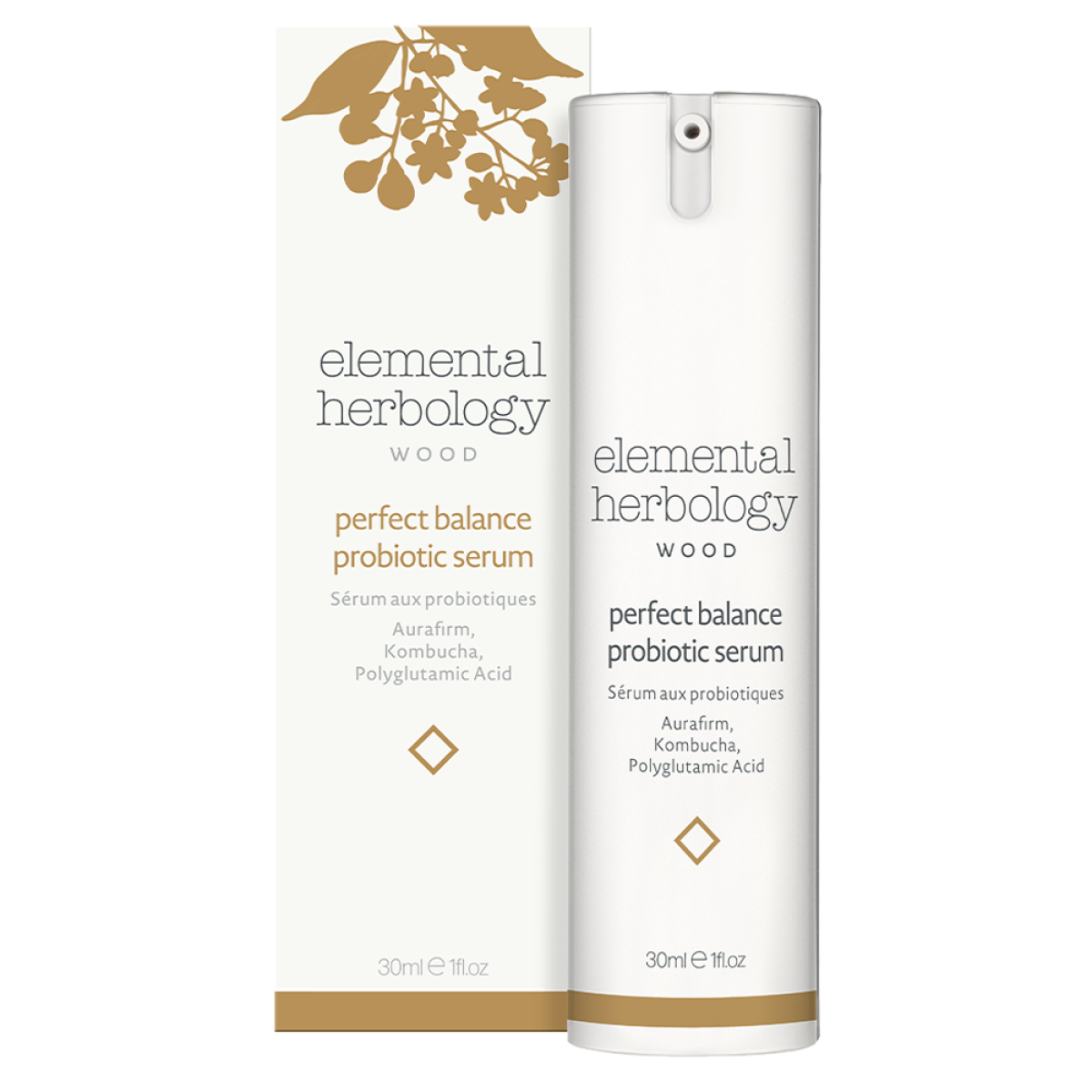 ELEMENTAL HERBOLOGY Perfect Balance probiotinis veido serumas, 30 ml