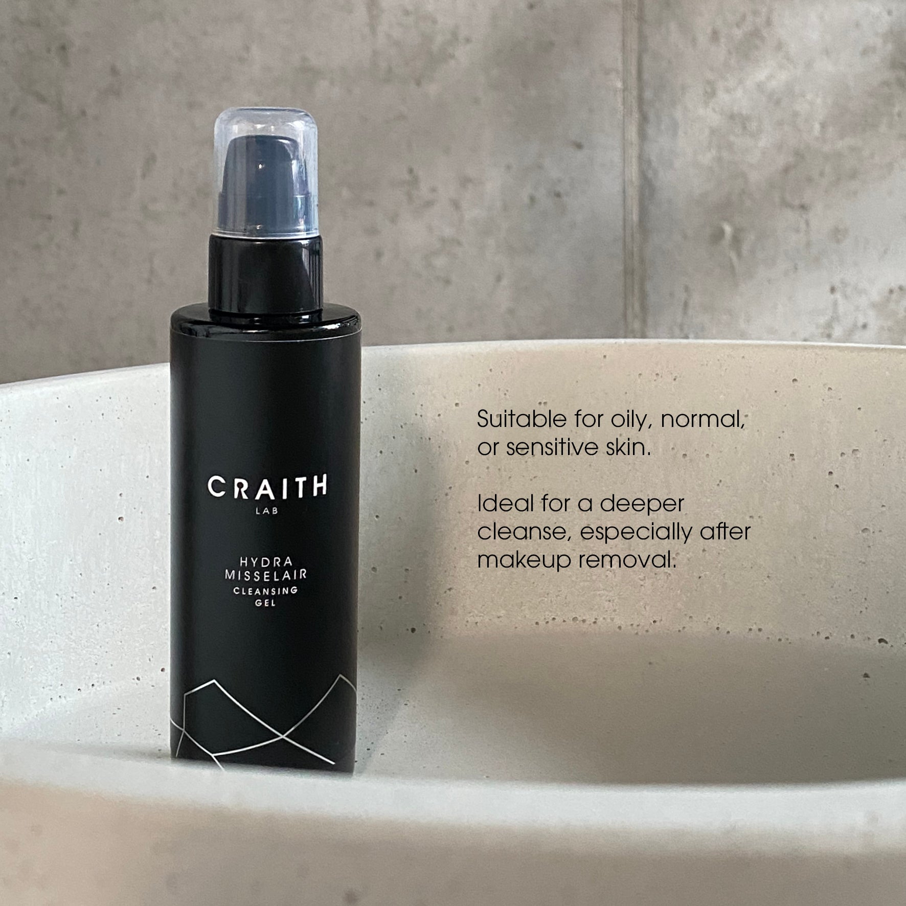 CRAITH Hydra Misselair valomasis veido gelis, 50ml
