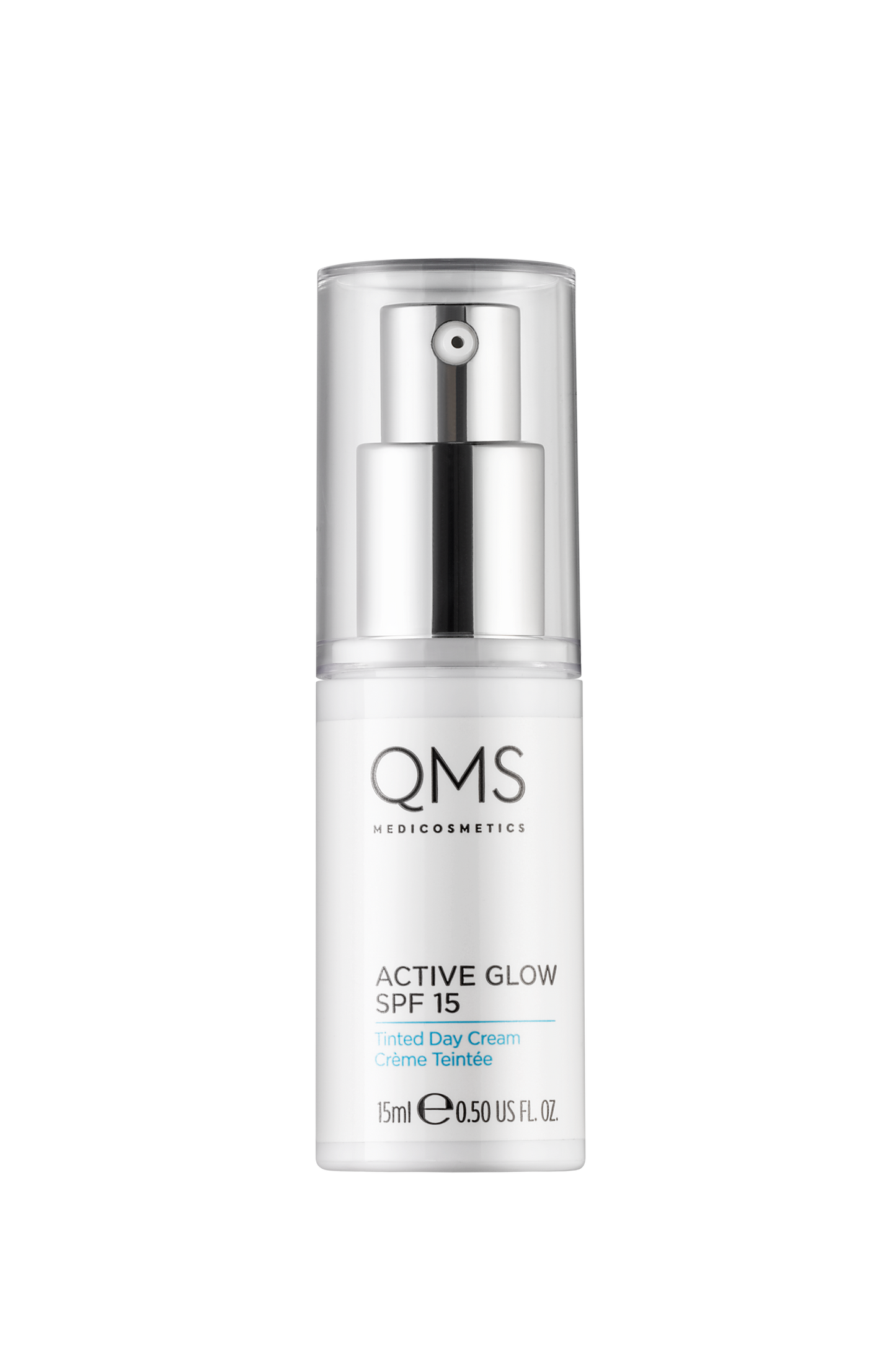 QMS Active Glow SPF 15 Tinted Day Cream 15 ml (discover size)