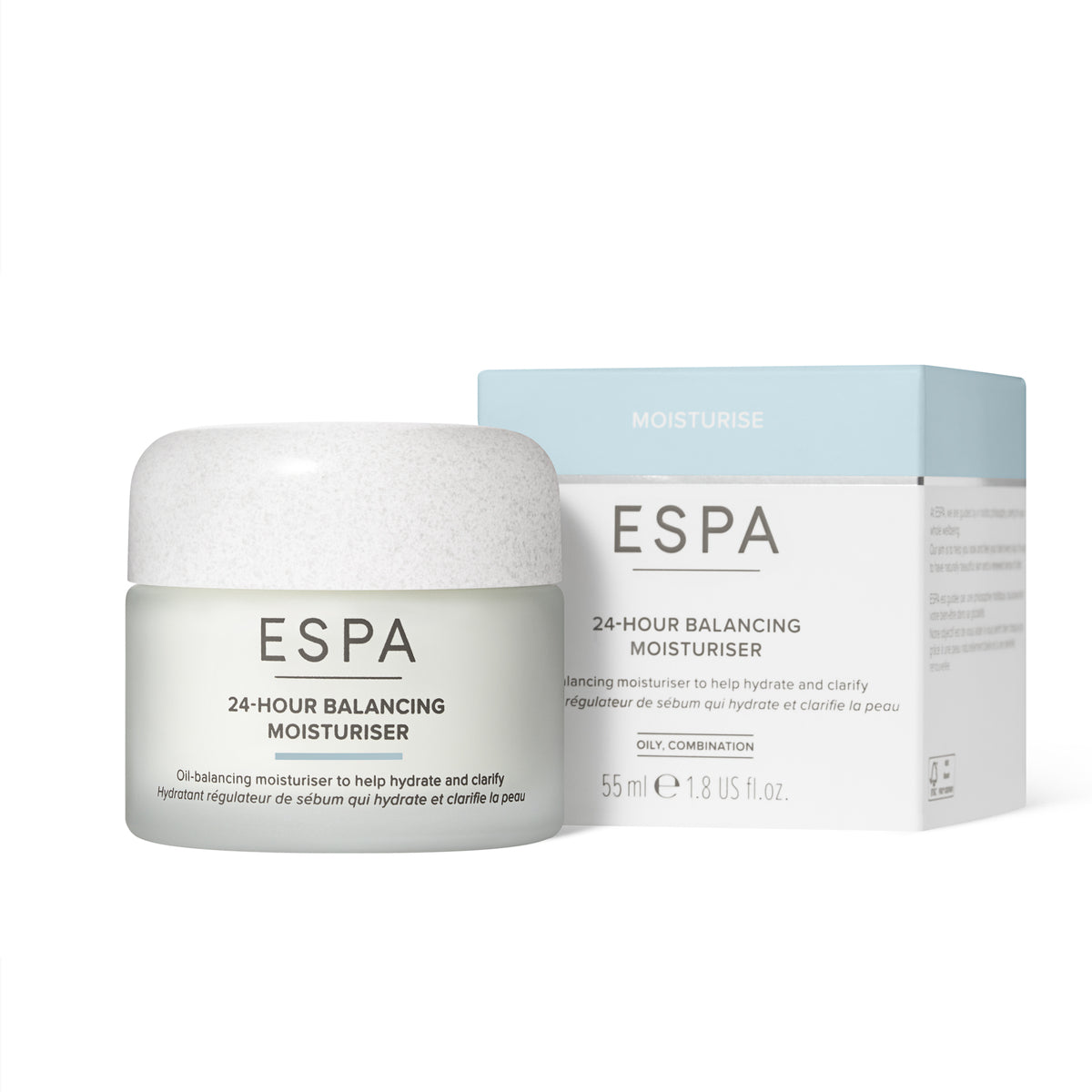ESPA 24 Hour Balancing drėkinamasis veido kremas, 55 ml
