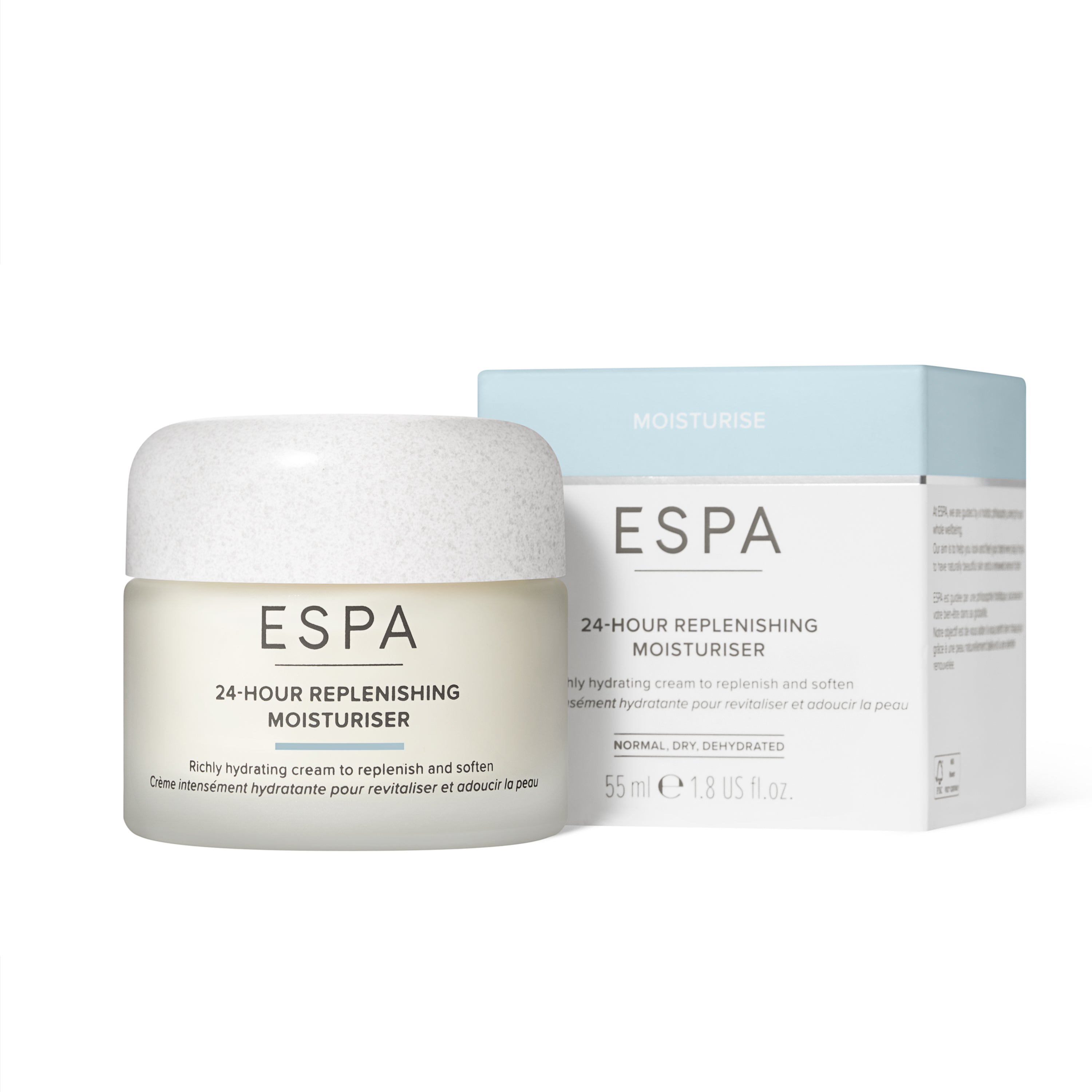 ESPA 24 Hour Replenishing drėkinamasis veido kremas, 55 ml