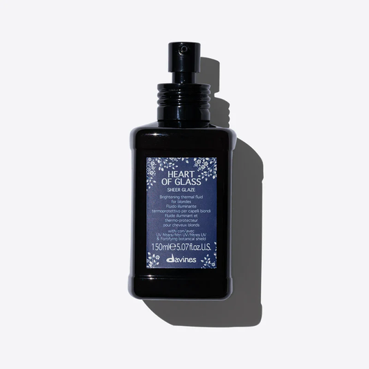 DAVINES blizgesys ir apsauga šviesiems plaukams 150 ml | HEART OF GLASS