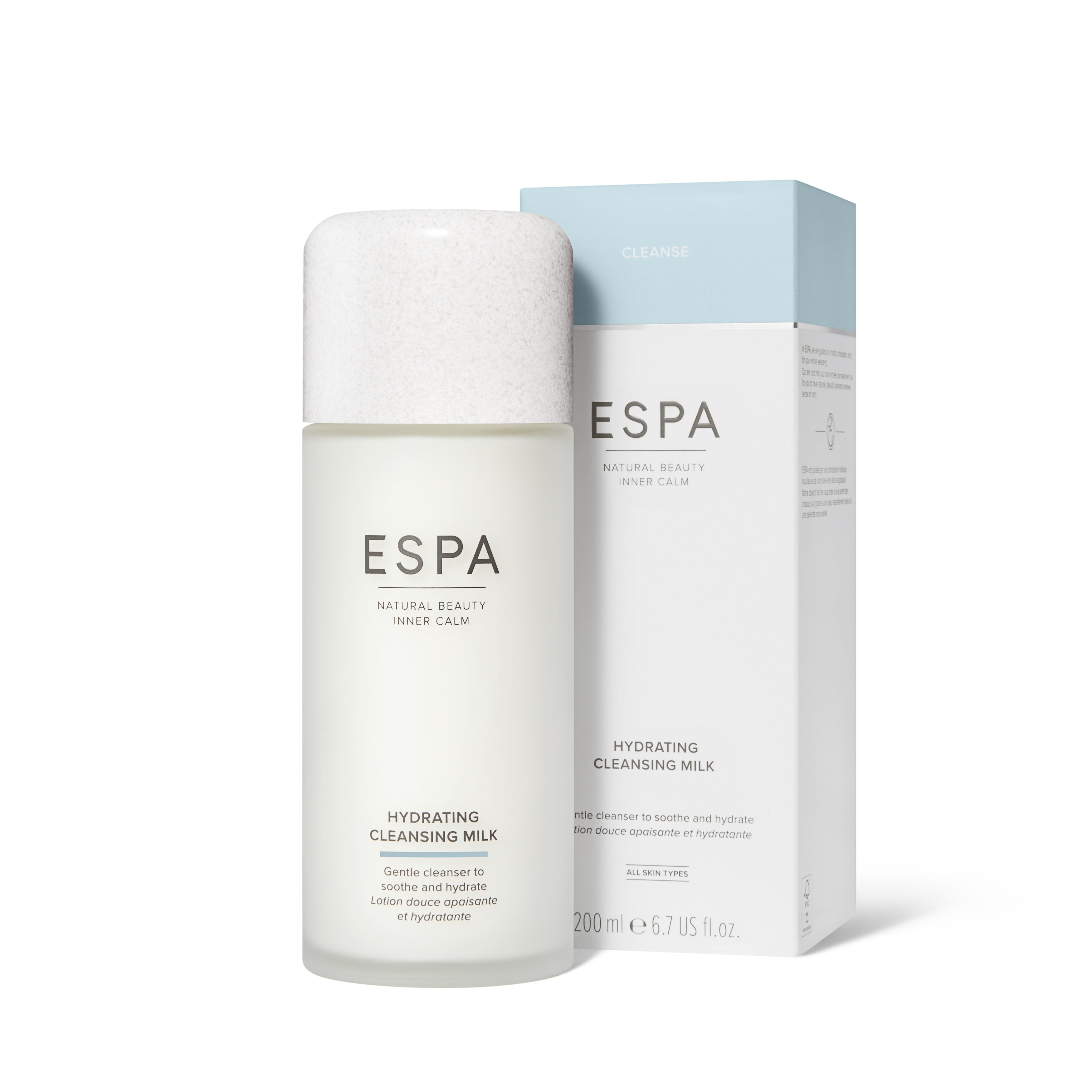 ESPA Hydrating valomasis veido pienelis, 200 ml